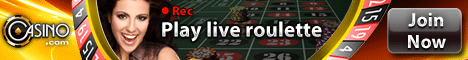 Play Live Roulette and many other casino games at Casino.com which is a playtech casino